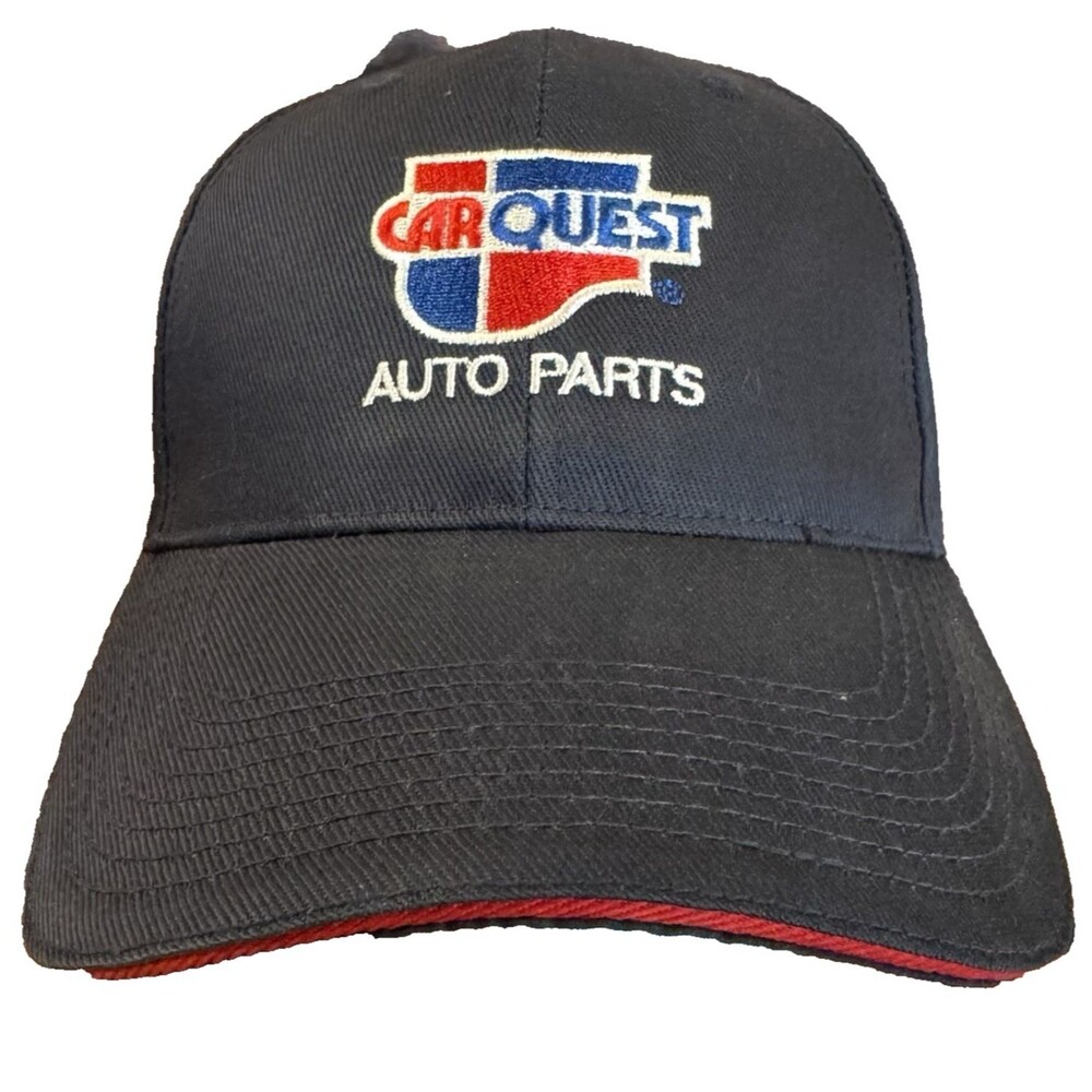 Carquest Auto Parts Hat Slogan Adjustable Strapback Navy Blue Promo Employee Cap